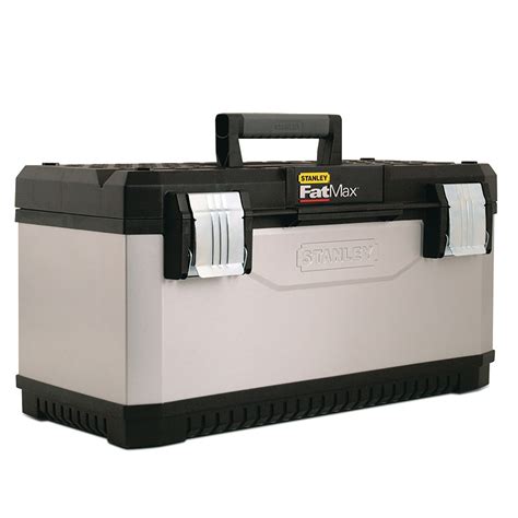 fatmax 23-inch metal-plastic tool box sears|Stanley Fatmax Metal Plastic Tool Box, 23 In. .